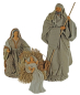 Preview: Große Ankleidefiguren Heilige Familie 3-tlg., ca. 60 cm, CR 38195